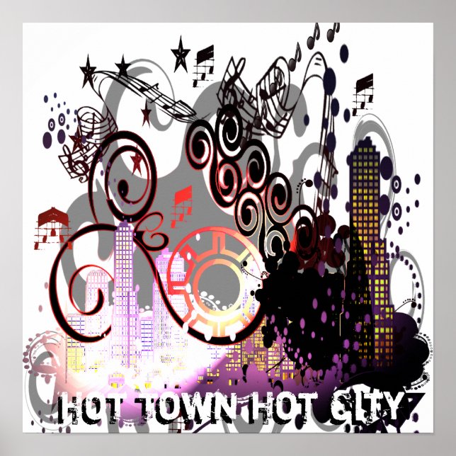 Grunged City Poster (Front)