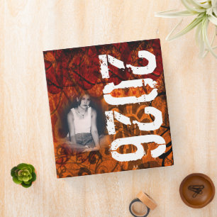 Grunged Damask Photo Binder