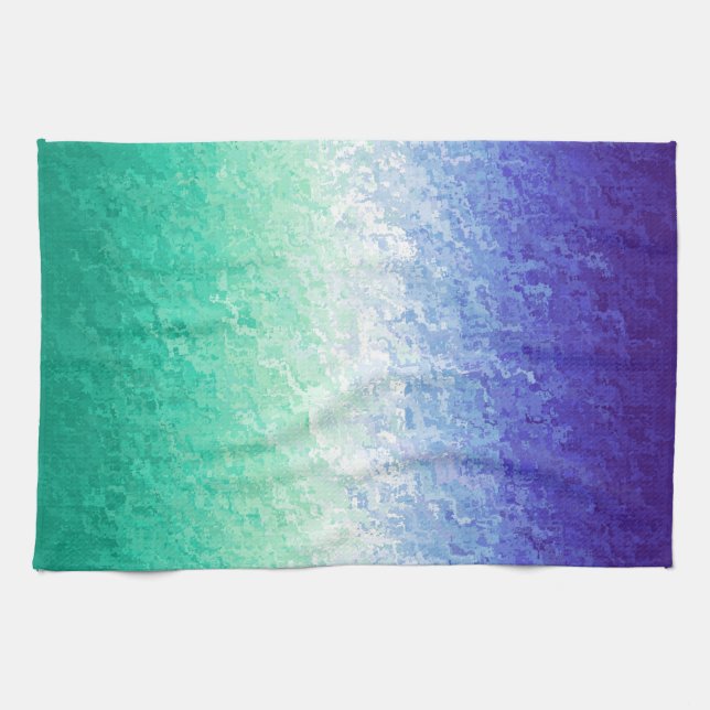 Grungy Abstract MLM Men Loving Men Pride Flag Kitchen Towel (Horizontal)