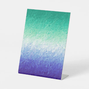 Grungy Abstract MLM Men Loving Men Pride Flag Pedestal Sign