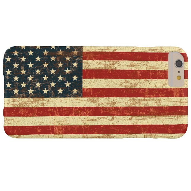 Grungy American Flag Case-Mate iPhone Case (Back Horizontal)