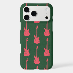Grungy Classic Electric Guitar Polkadot pink green