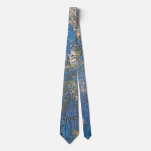 grungy cracked blue paint texture tie