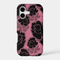 Grungy Floral Decadence BT iPhone 5 Case, Pink