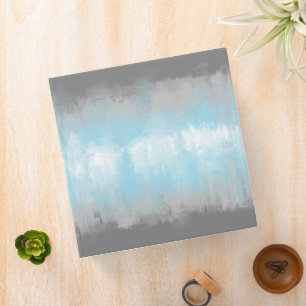 Grungy Glitchy Funky Abstract Demiboy Pride Flag Binder