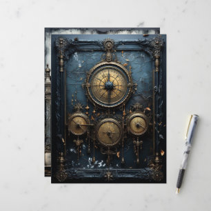 Grungy Gothic Winter Paper Craft Cardstock