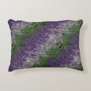Grungy Groovy Funky Trippy Genderqueer Pride Accent Pillow