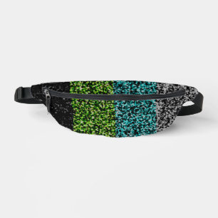 Grungy Noisy Abstract Quoiromantic Pride Flag Fanny Pack