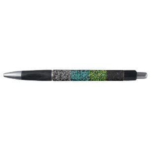 Grungy Noisy Abstract Quoiromantic Pride Flag Pen