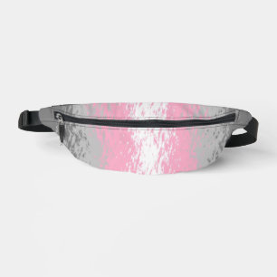 Grungy Noisy Grainy Abstract Demigirl Pride Flag Fanny Pack