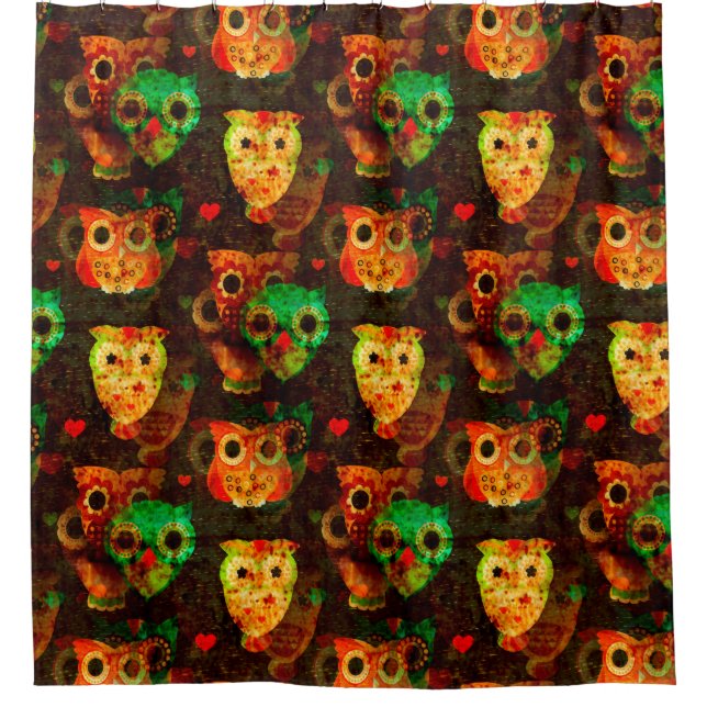 Grungy Owls seamless pattern I + your idea (Front)