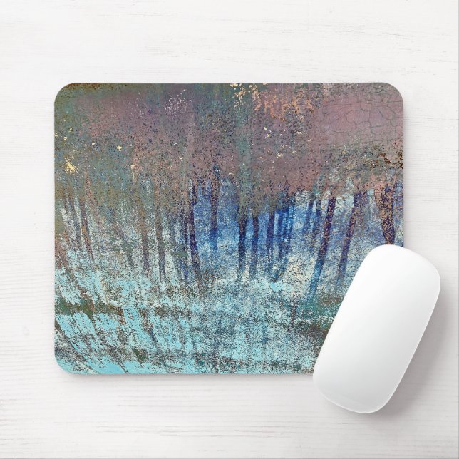 Grungy Paint Streak Abstract Mouse Pad (With Mouse)