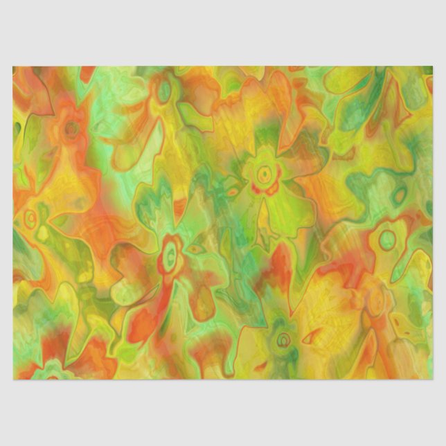Grungy-Painted-Florals-7- Tissue Paper (Front)