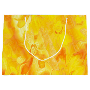 Grungy-Painted-Florals-8- Large Gift Bag