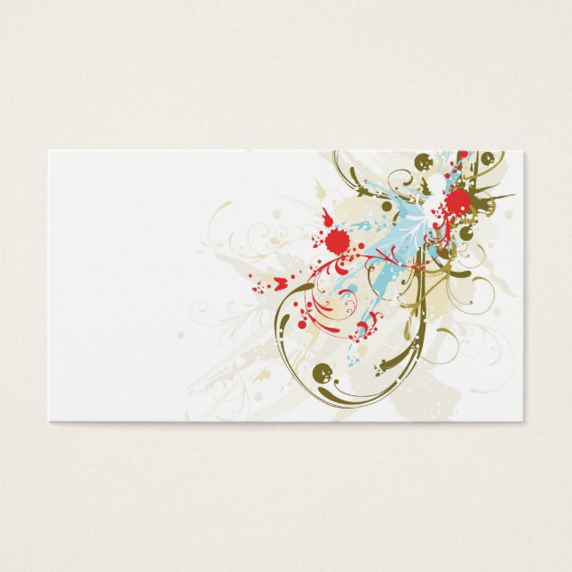 Grungy Profile Card (Front)