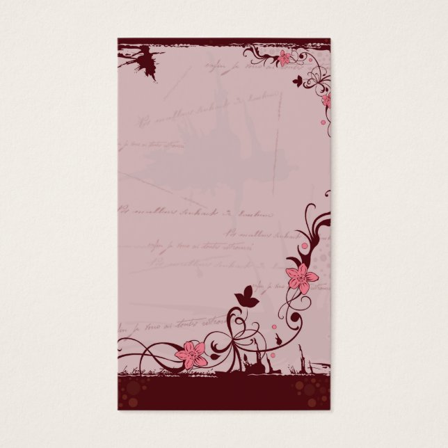 Grungy Profile Card (Front)