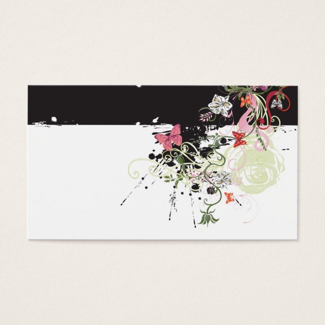 Grungy Profile Card (Front)