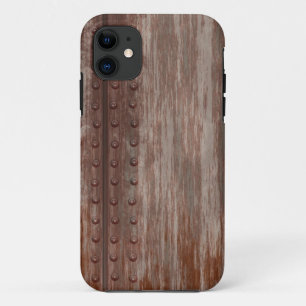 Grungy Riveted Rusty Metal iPhone 11 Case