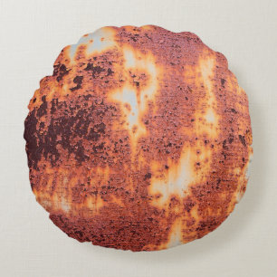 Grungy rusty metal backgroundabstract, aged, backg round pillow
