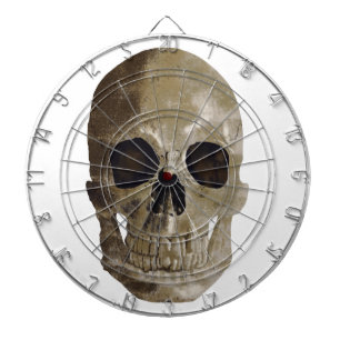 Grungy Skull Dartboard
