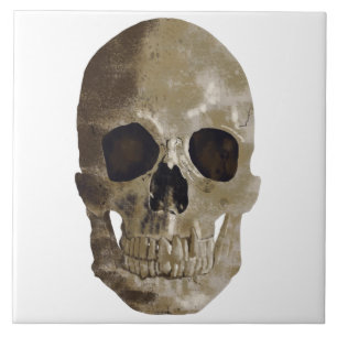 Grungy Skull Tile