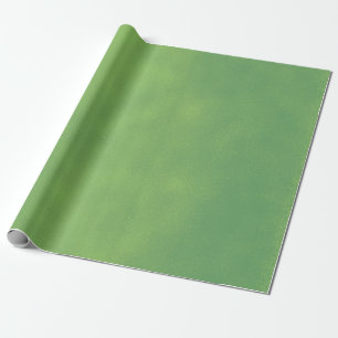 Grungy Styled Smudge Green Wrapping Paper
