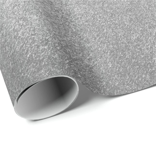 Grungy Styled Smudge Grey Wrapping Paper (Roll Corner)