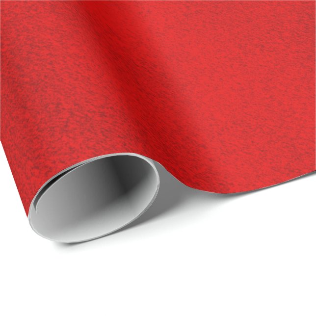 Grungy Styled Smudge Red Wrapping Paper (Roll Corner)