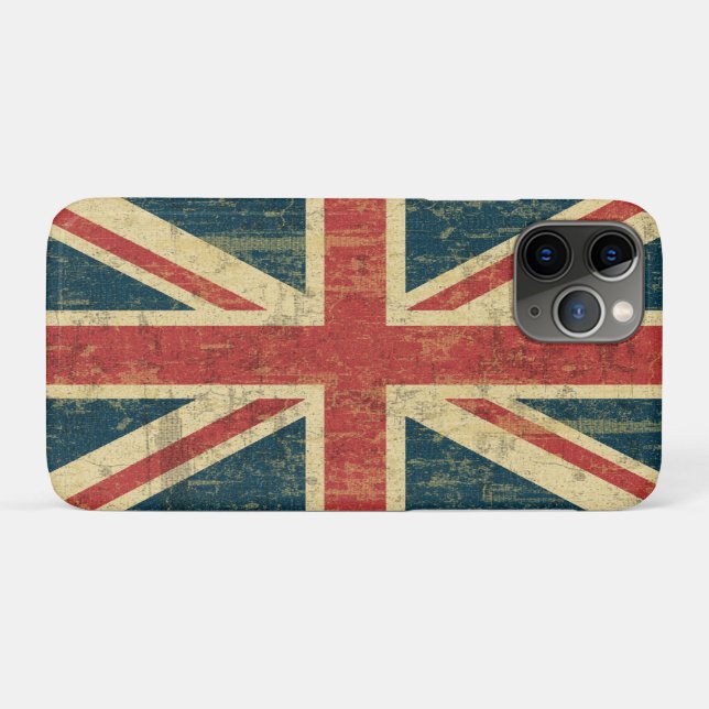 Grungy Union Jack Case-Mate iPhone Case (Back (Horizontal))