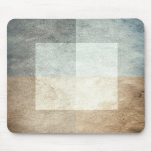 grungy watercolor-like graphic abstract mouse pad