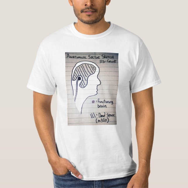 Grunt Brain Sector Sketch T-Shirt (Front)