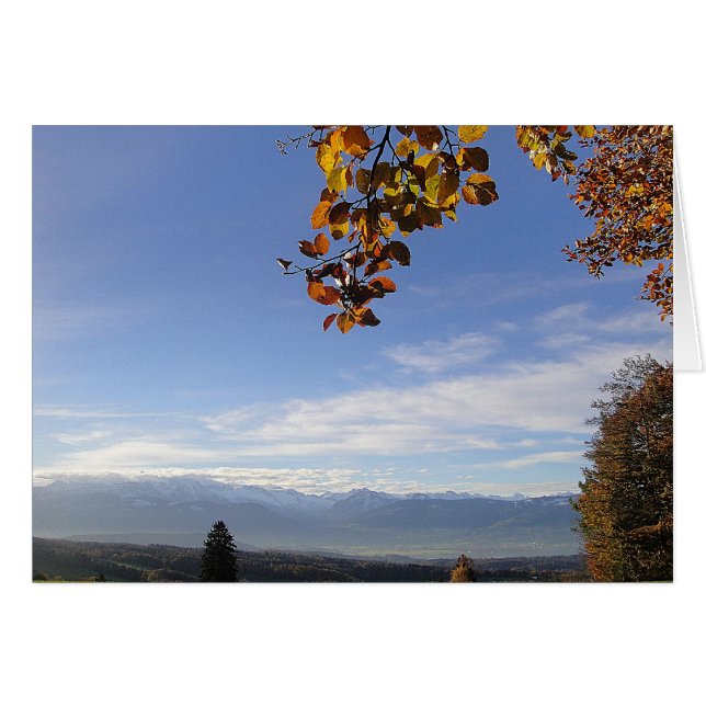 Grusarte Bergpanorama, blank (Front Horizontal)