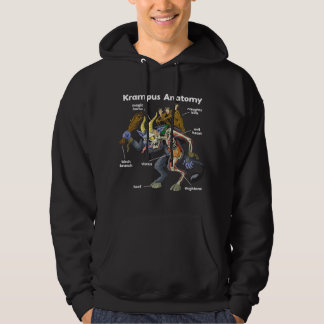 Gruss Vom Krampus Anatomy Germanic Christmas Demon Hoodie