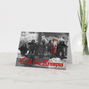 Gruß vom Krampus - B&W Holiday Card