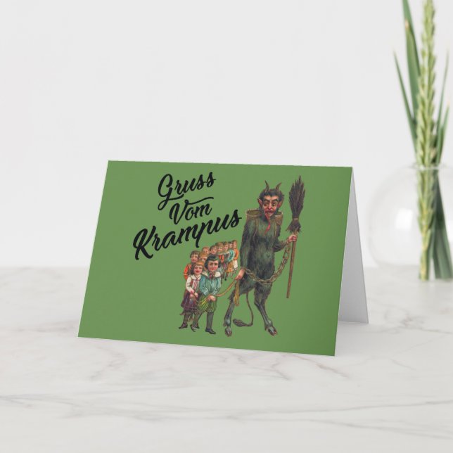 GRUSS VOM KRAMPUS HOLIDAY CARD (Front)