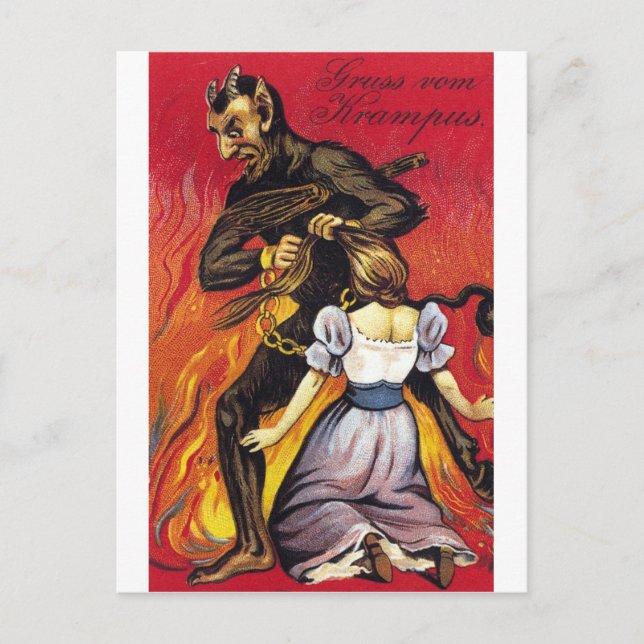 Gruss Vom Krampus Postcard (Front)