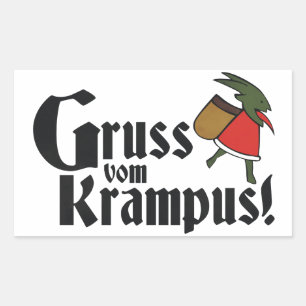 Gruss Vom Krampus Sticker