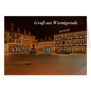 Grußkarte Gruß aus Wernigerode