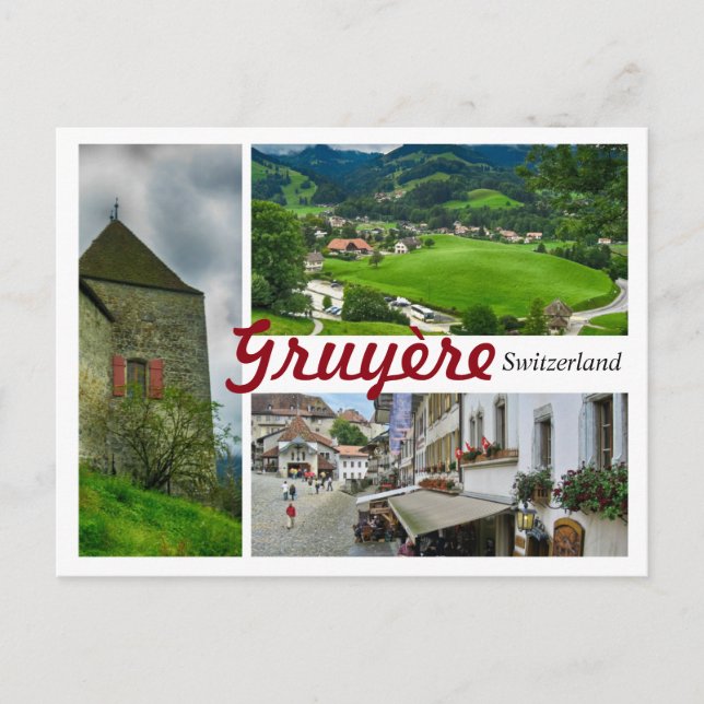 Gruyère Switzerland postcard (Front)