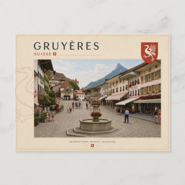 Gruyères - Switzerland Postcard (Front)