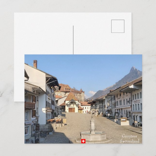 Gruyères, Switzerland Postcard (Front/Back)