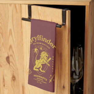 GRYFFINDOR™ Determination Courage Bravery Crest Kitchen Towel