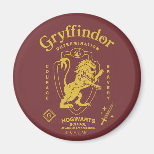 GRYFFINDOR™ Determination Courage Bravery Crest Magnet