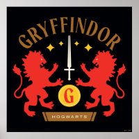 GRYFFINDOR™ House Double Lion Sword Graphic