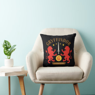 GRYFFINDOR™ House Double Lion Sword Graphic Throw Pillow
