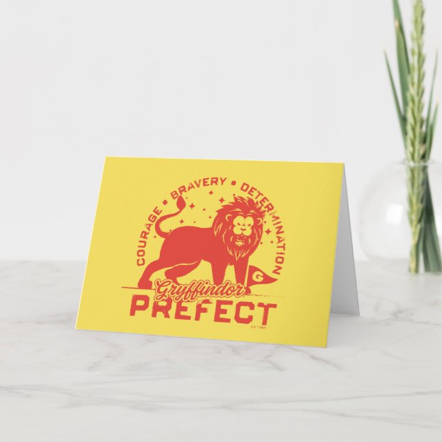 GRYFFINDOR™ Prefect Badge Card (Front)