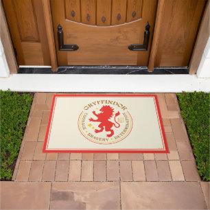 GRYFFINDOR™ Red Lion House Pride Badge Doormat