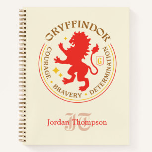 GRYFFINDOR™ Red Lion House Pride Badge Notebook