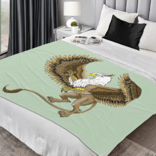 Gryphon Fantasy Griffin Mythology Fleece Blanket