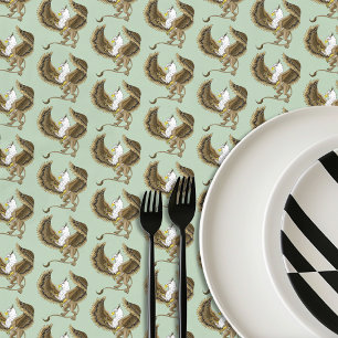 Gryphon Fantasy Griffin Mythology  Tablecloth